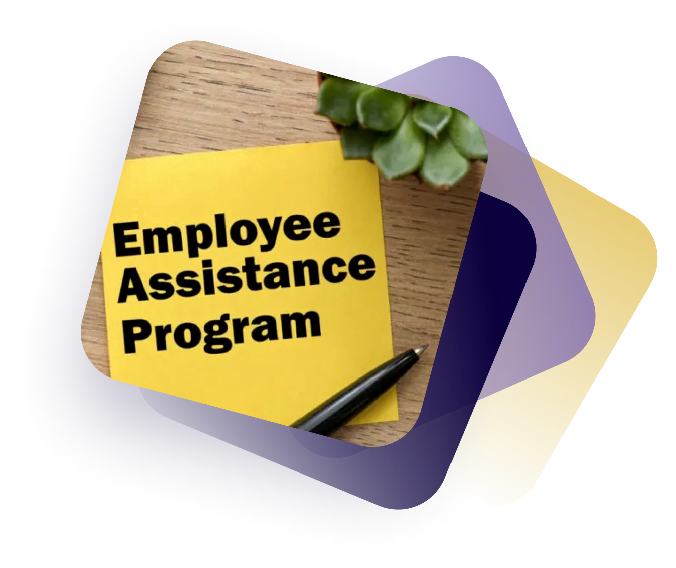 Employee Assistance Program written on post-it note | counselling Hobart | life matters holistic counselling
